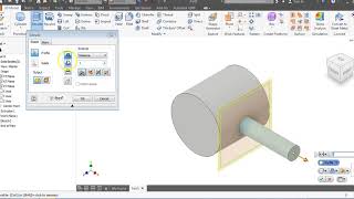 Work Plane Tangent To Surface amp Parallel To Plane amp Circular Pattern of Features  Autodesk Inventor [upl. by Yedoc]