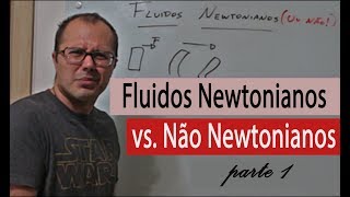 Fluidos Newtonianos VS Não Newtonianos  parte 1 [upl. by Kilmarx87]