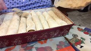 Green Chile White Chicken Enchiladas Video 1 [upl. by Anilrahc]