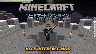 Minecraft Mod Spotlight  SAO UI Mod [upl. by Irehj]