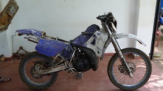 Yamaha DT125R Motorcycle Full Restoration [upl. by Lister]