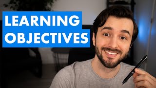 How to Write Learning Objectives with Blooms Taxonomy [upl. by Jessa]