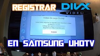 Reproducir Archivos Divx y Xvid en Televisor Samsung UHD [upl. by Peugia]