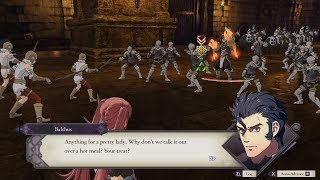 Fire Emblem Three Houses  Hilda And Claude Vs Balthus Unique Dialogue [upl. by Elodea859]