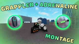 Roblox Parkour Grappler  Adrenaline Montage [upl. by Ariay337]