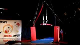 Girl on Gymnastics Rings  My April 2014 Routine [upl. by Solram]