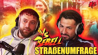 VS Rebell Straßenumfrage I KC Rebell VS Diyar 🎤💯 [upl. by Hewet]