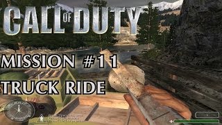 Call of Duty  Mission 11  Truck Ride British Campaign [upl. by Ainala186]