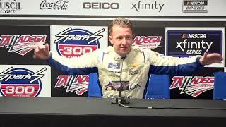 AJ Allmendinger after Talladega win quotI still dont like this racingquot [upl. by Kragh]