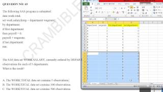 sas base Q69 [upl. by Sibelle]