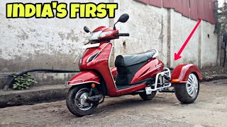 Indias First Modified Honda Activa 5G For Physically Challenged By Road Rage Custom BuildsMotoMaha [upl. by Revert]