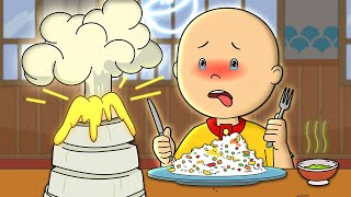 Caillou au Restaurant  Caillou en Français [upl. by Atiuqal]