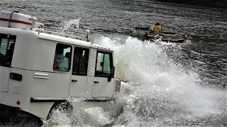 Amphib Car Treffen Tour zum Zylinderhaus BernkastelKues 08082023 [upl. by Imhsar]