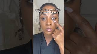 How To Stop Under Eye Concealer Creasing😮👉🏾 makeup makeuphacks makeuptips [upl. by Anehsat]