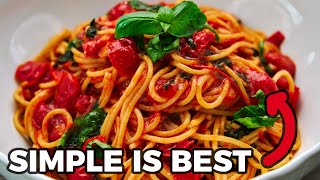 Best Spaghetti Pomodoro Recipe with Fresh Tomato [upl. by Ashton45]