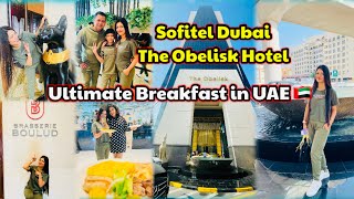 Sofitel Dubai The Obelisk Hotel  Ultimate Breakfast In UAE 🇦🇪  Food Tour [upl. by Mackoff]