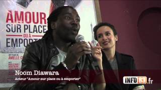 Rencontre avec Amelle Chahbi et Noom Diawara pour quotlamour sur place ou à emporterquot [upl. by Shirleen]