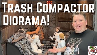 Trash Compactor Diorama for Star Wars Black Series starwarsfigures starwars diorama blackseries [upl. by Shifrah]