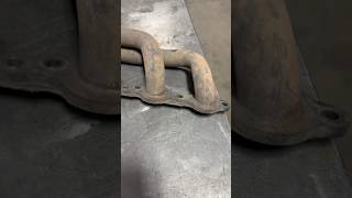 Cracked Header Repair exhaust carrepair automotive headers [upl. by Glaser523]