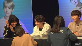 180408 25 BTS Puma Turin fansign 4K JHope focus [upl. by Ophelie]