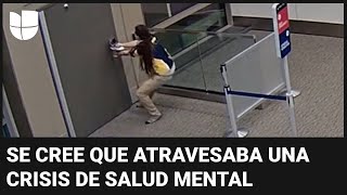 El video de los momentos finales de un hombre que murió en la turbina de un avión [upl. by Suelo]