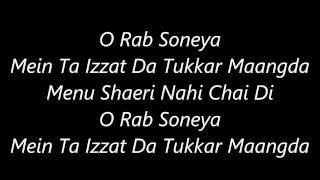 Atif Aslams Rabba Sacheya s Lyrics [upl. by Lehar512]