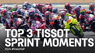 Top 3 Tissot Sprint Moments 🦾  2024 FrenchGP [upl. by Norved]