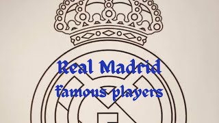 Real Madrid coloring and players realmadrid cr7 zidane figo marcelo modric spain beckham [upl. by Chaworth]