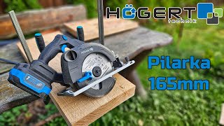 Hogert Technik  Bezszczotkowa 18V Pilarka Tarczowa 165mm  TEST [upl. by Abshier126]