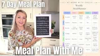 Meal Plan With Me  7 Day Healthy Meal Plan  Slimming World Friendly [upl. by Pals]