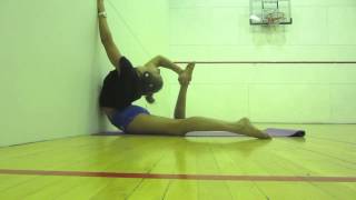 Exercises on wall for back flexibility [upl. by Ednarb789]