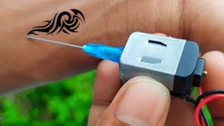 How To Make a Permanent Tattoo Machine At Home  100 Success [upl. by Radu726]