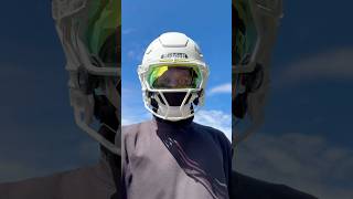 SHOCVisors Zero G Clear Sunset Visor on a Riddell SpeedFlex fyp foryou foryourpage football [upl. by Lerrud]