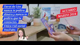 ACUARIO❤️‍🔥MARZO 2024 TE DESCONECTAN DE LA PENA QUE LLEVA NOMBRE Y APELLIDO EXPLOSIÓN DE FELICIDAD [upl. by Rickie]