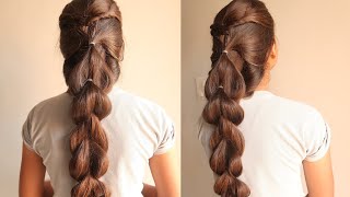 Wedding Hairstyle For girls  Simple Hairstyle [upl. by Corrianne]