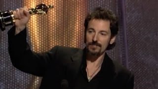 quotStreets Of Philadelphiaquot winning Best Original Song  Bruce Springsteen  66th Oscars 1994 [upl. by Frolick]