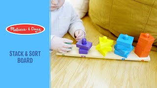 Melissa amp Doug Stack amp Sort Board [upl. by Hagai]