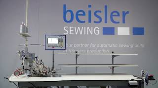 Beisler  12655  Overlock unit for serging of front and back trousers [upl. by Nnyladnarb]