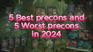 5 Best and Worst Magic The Gathering Commander Precons in 2024 [upl. by Einafit600]