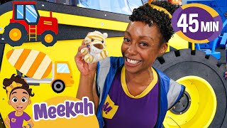 Meekahs Construction Playground Adventure  Educational Videos for Kids  Blippi and Meekah Kids TV [upl. by Kaplan]