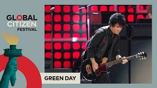 Green Day Perform American Idiot  Global Citizen Festival NYC 2017 [upl. by Angell]