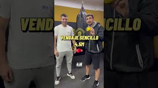 APRENDE A VENDARTE EN BOXEO🥊🔥boxeo vendas aprende novatos principiantes boxeomexicano viral [upl. by Ecnarwal]