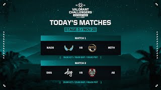 VCT Challengers SEA  Split 3  Stage 3 DAY 4  NAOS vs MITH  DSG vs AE [upl. by Ximenez]