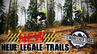 Neuer Legaler MTB Trail Steinbrecher Trail Dossenheim bei Heidelberg DJI Mini 4 Pro Santa Cruz Cube [upl. by Airotkiv540]