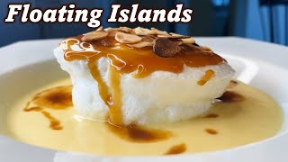 floating islands dessert french Custard sauce recipe easy  Quick caramel sauce recipe [upl. by Silberman]