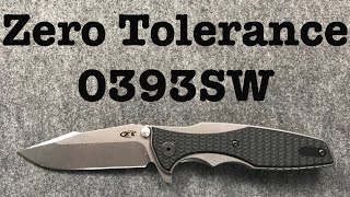 Zero Tolerance 0393SW Sprint Run And full 0393 Review [upl. by Anaz904]