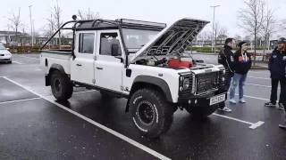 Landrover Defender 59 Cummins Turbo Diesel [upl. by Airotal]