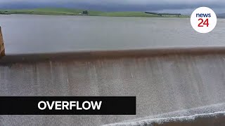 WATCH  Theewaterskloof Dam overflowing after bleakness of drought [upl. by Clywd]