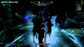 Elder Scrolls V Skyrim How to defeat Malkoran [upl. by Atnod]