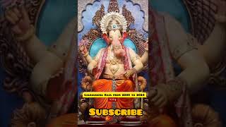 lalbaugcha cha Raja from 2000 to 2024💗lalbaugcha cha Raja 2024shortslalbaugcharajaganeshbappa [upl. by Leverick]